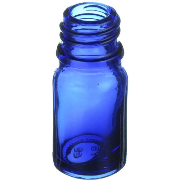 5ml Blue Glass Dropper Bottle 18mm Neck - Image 3