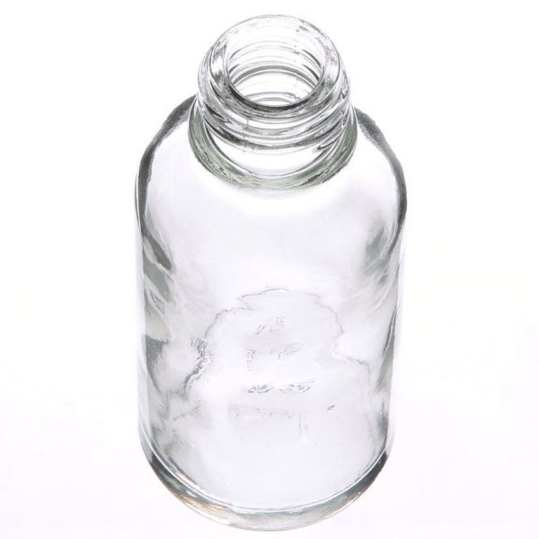 30ml Clear Glass Bottle Boston Round Bottle 18mm Neck Finish - Image 3