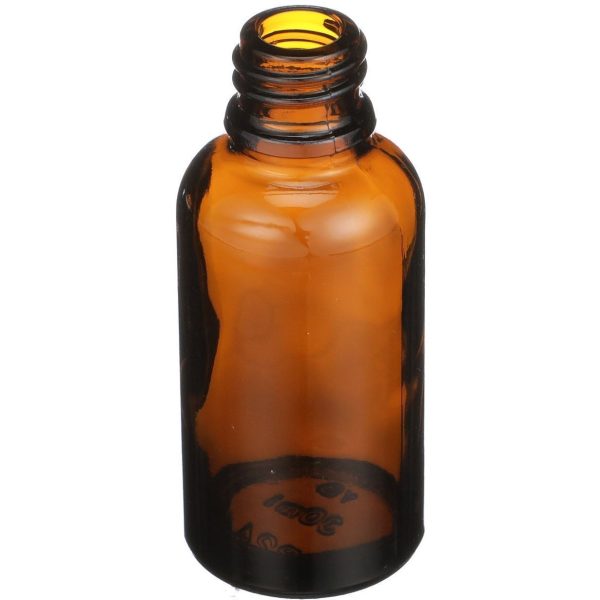 30ml Brown Glass Bottle Boston Round Bottle 18mm Neck Finish - Image 2