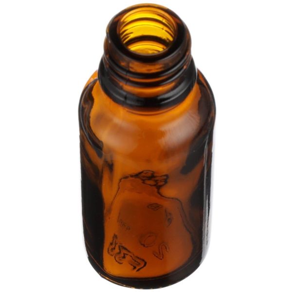 20ml Brown Glass Bottle Boston Round Bottle 18mm Neck Finish - Image 3