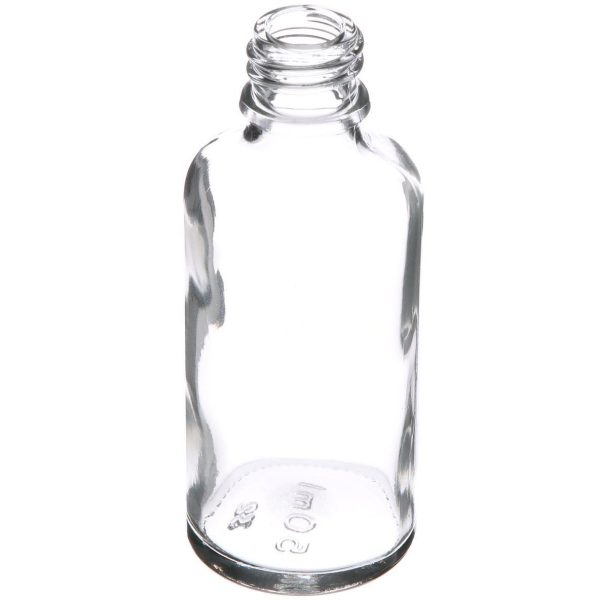 50-ml-glass-boston-round-dropper-bottle-18mm-neck-finish-clear transparent